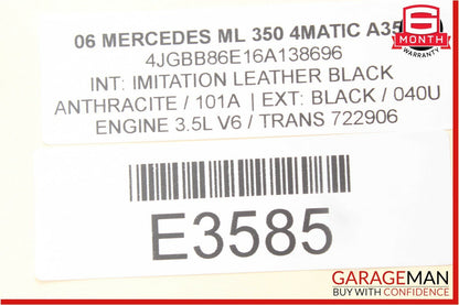 03-11 Mercedes ML350 E350 GL450 CLS350 Front Left Side Seat Control Module Unit