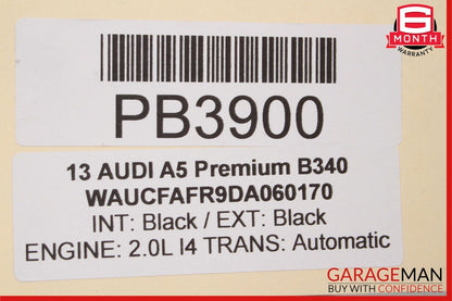 12-15 Audi A5 Rear Diff Differential Axle Carrier Assembly