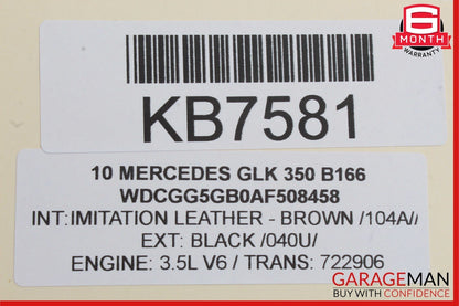 08-15 Mercedes X204 GLK350 E350 Front Right Side Door Lock Latch Actuator OEM