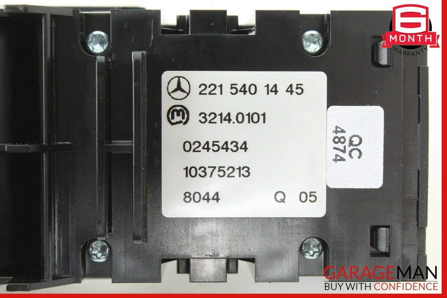 07-13 Mercedes W221 S550 CL550 Electronic Parking Button Switch 2215401445 OEM
