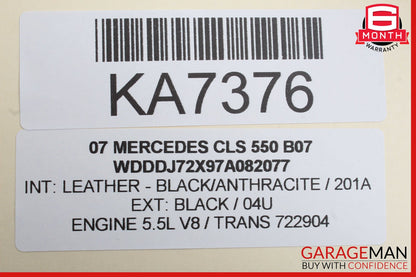06-11 Mercedes W219 CLS550 Exterior Door Handle Rear Right Side OEM