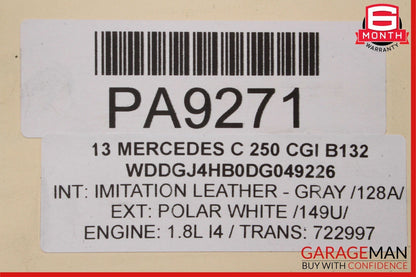 12-15 Mercedes C250 SLK250 7G Tronic Automatic Transmission Assembly 722997 100k