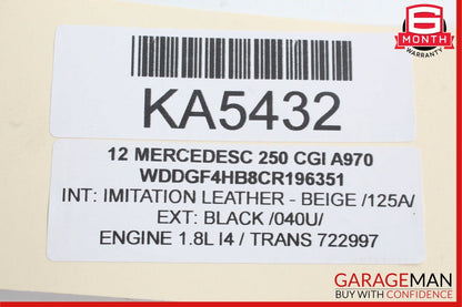 08-14 Mercedes W204 C250 C350 Front Right Side RWD Curved Wishbone Control Arm