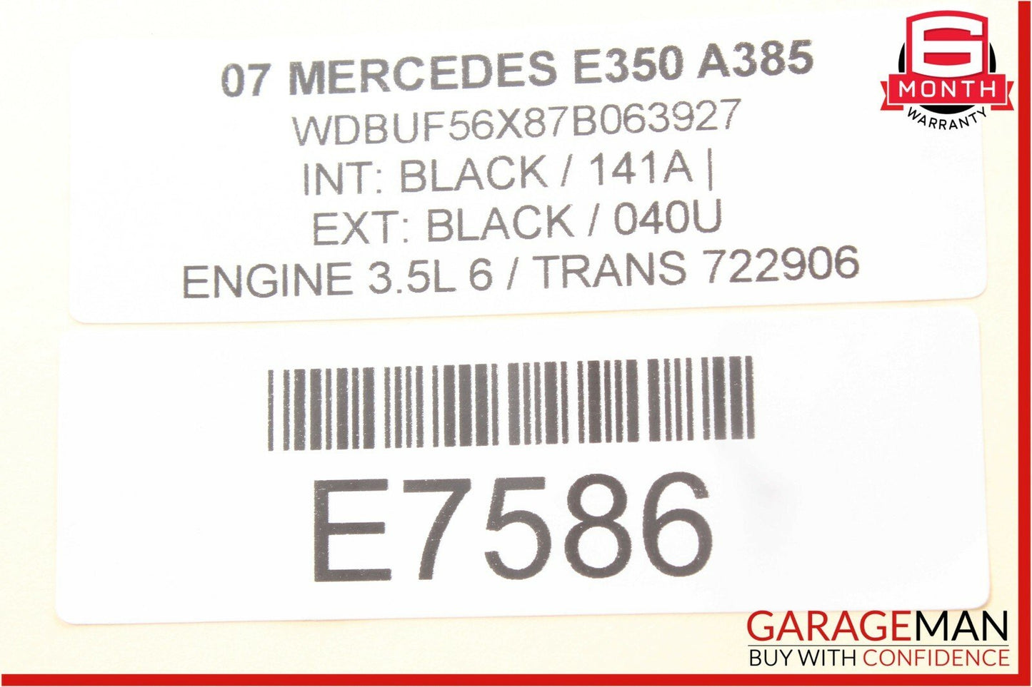 03-09 Mercedes W211 E350 E550 Front Left Driver Side Door Control Module OEM