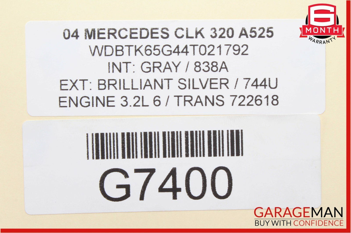 03-09 Mercedes W209 CLK320 Rear Left Driver Side Suspension Upper Control Arm