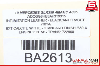 08-16 Mercedes GLK350 C300 E350 Rear Right or Left Suspension Lower Control Arm