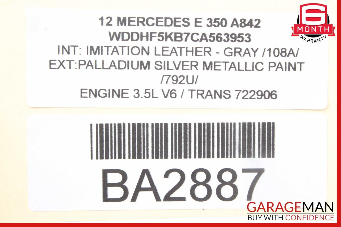 08-18 Mercedes E350 E400 C250 SLK350 Front Left Side Door Control Module Unit