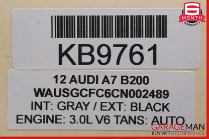 12-18 Audi A7 Front Right Passenger Side Door Window Regulator Motor Unit