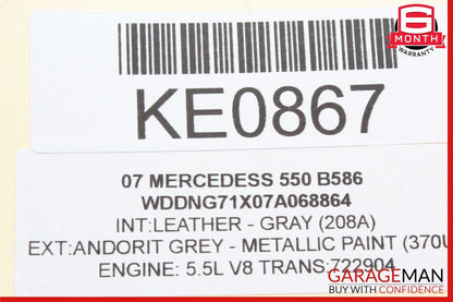 07-13 Mercedes W221 S550 Rear Right Side Door Window Switch Control Trim OEM