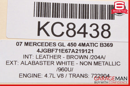 06-12 Mercedes X164 GL450 4MATIC DVD Player Video Splitter 1646800614 OEM