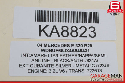 03-09 Mercedes W211 E350 E500 Front Right Side Exterior Door Handle Silver