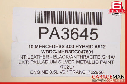 10-13 Mercedes W221 S400 Drive Shaft Rear Differential Propeller 2214105416 OEM
