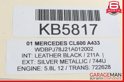 00-02 Mercedes W215 CL600 S500 ABS Anti Lock Brake Pump ESP Module Unit OEM