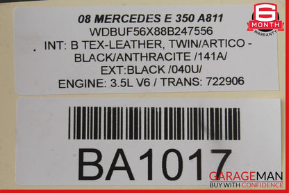 03-09 Mercedes W211 E350 E550 Rear Left Driver Side Window Regulator Motor OEM