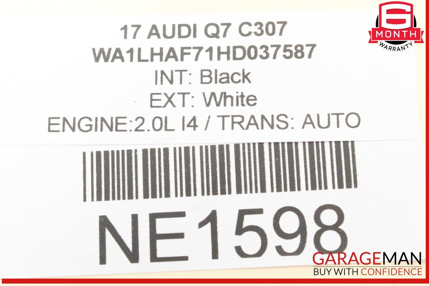 19-24 Audi Q7 Rear Tailgate Liftgate Back Door Trunk Lock Latch Actuator OEM
