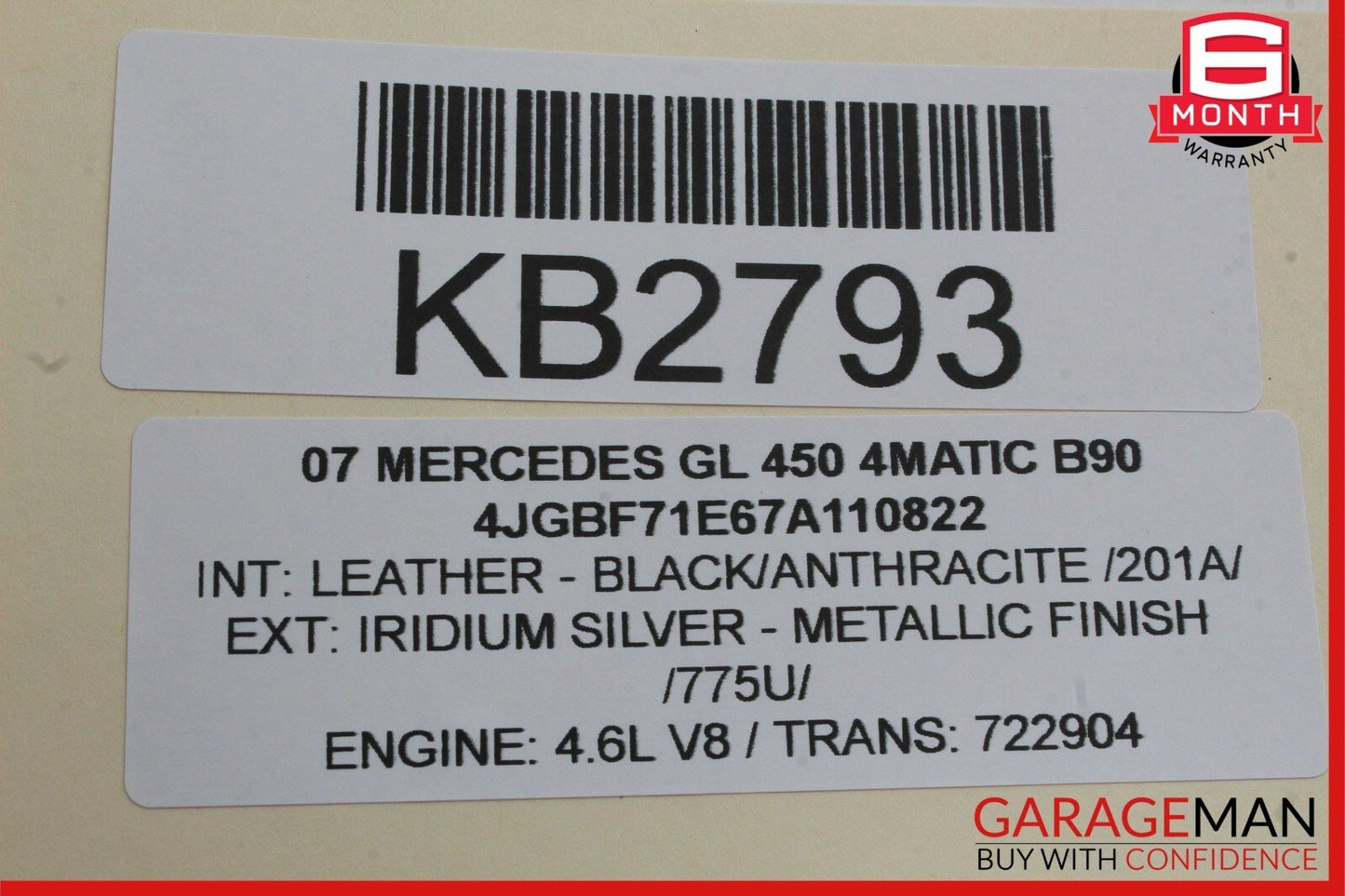 06-14 Mercedes X164 GL450 SL550 S550 Voice Communication Control Module Unit OEM