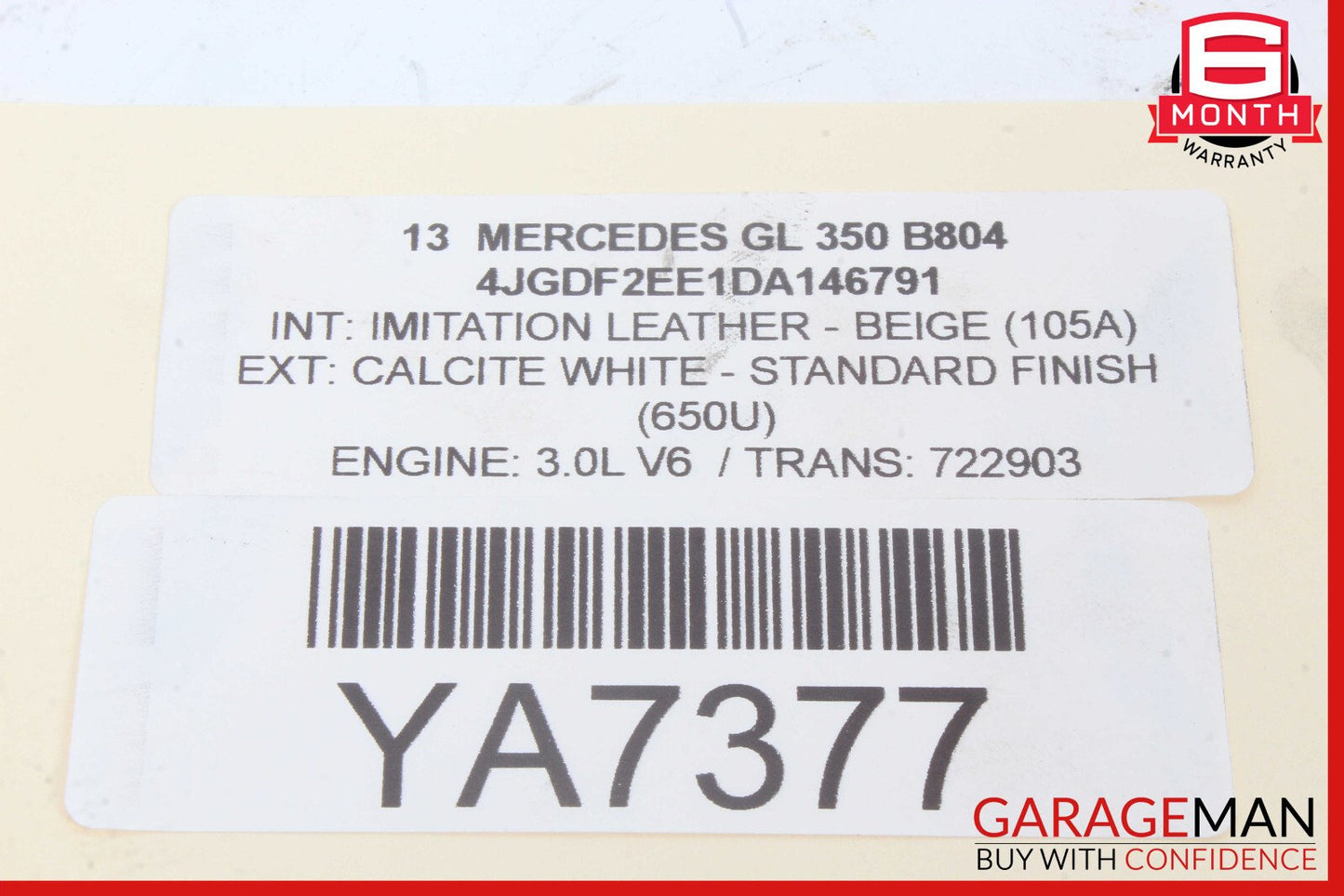 13-16 Mercedes X166 GL450 GL550 Rear Left / Right Drive Axle CV Shaft Driveshaft