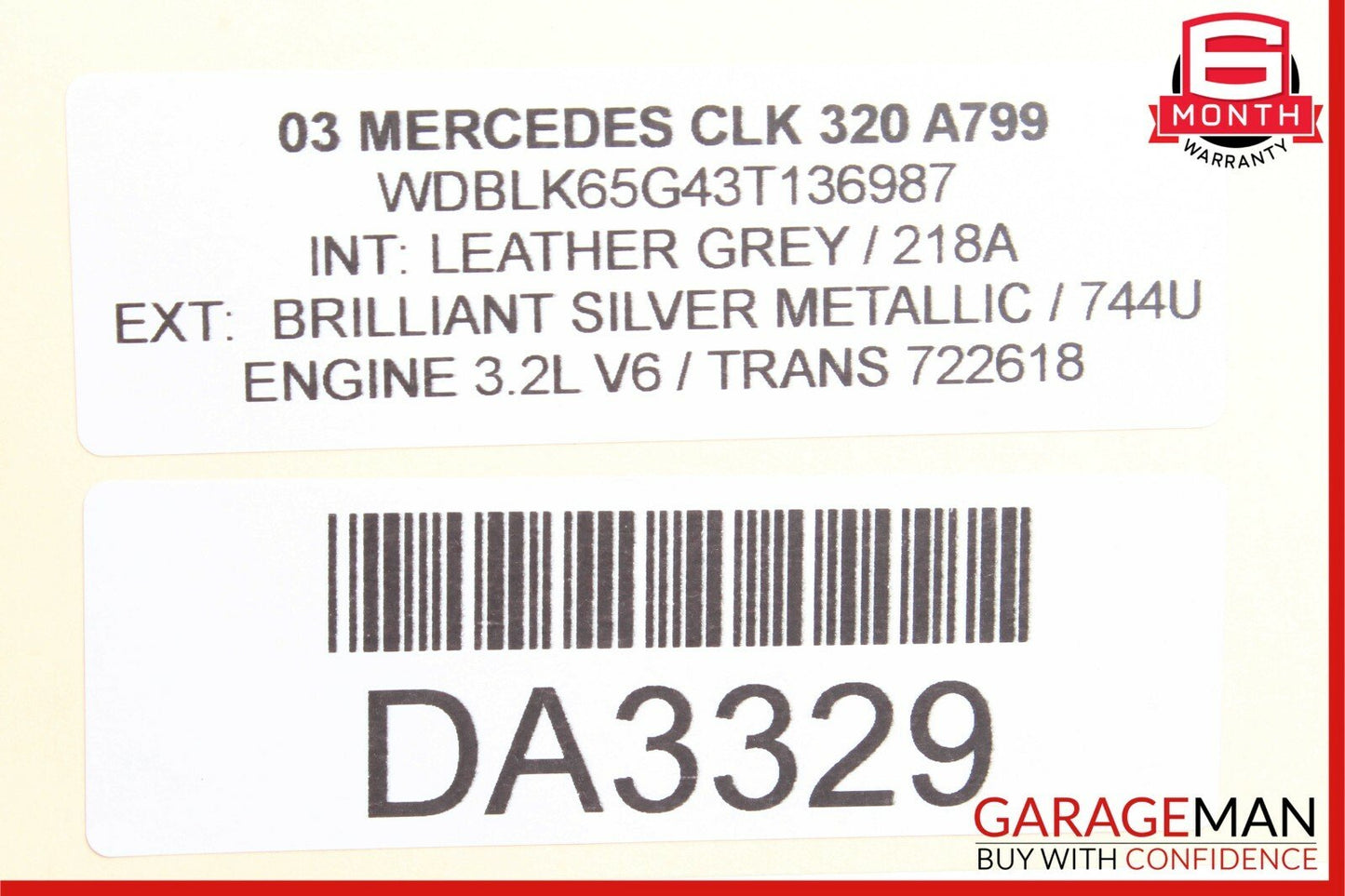 98-02 Mercedes W208 CLK320 E320 Yaw Acceleration Rate Sensor 0015404517 OEM