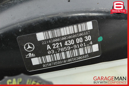 07-09 Mercedes W221 S450 S550 Brake Master Cylinder Power Booster 2214300030 OEM