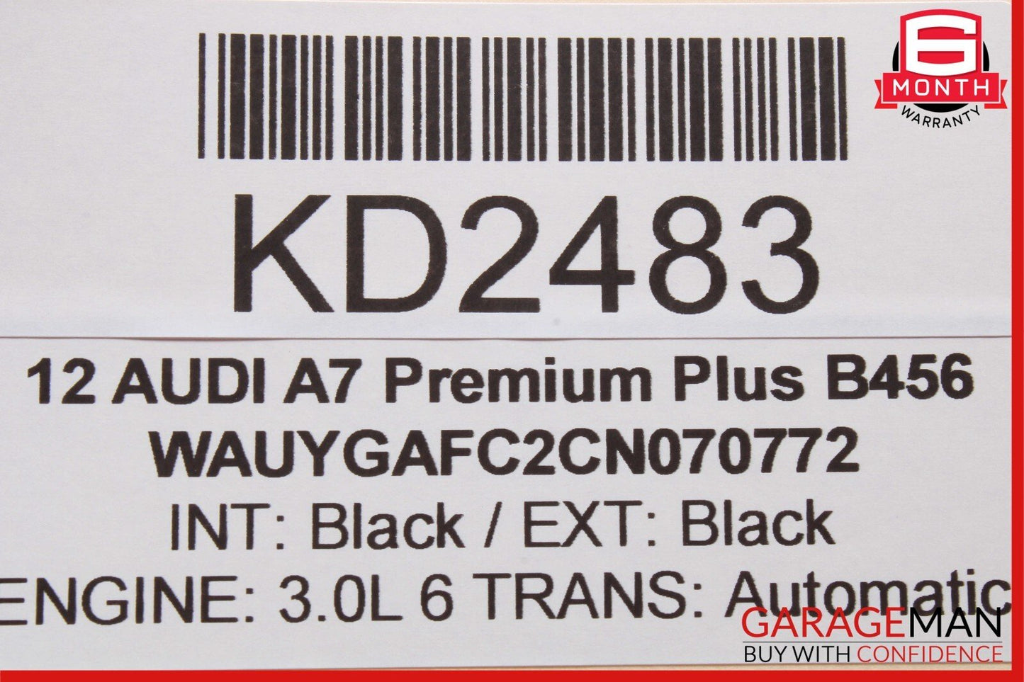 12-18 Audi A7 Rear Right / Left Side Door Computer Control Module Unit OEM