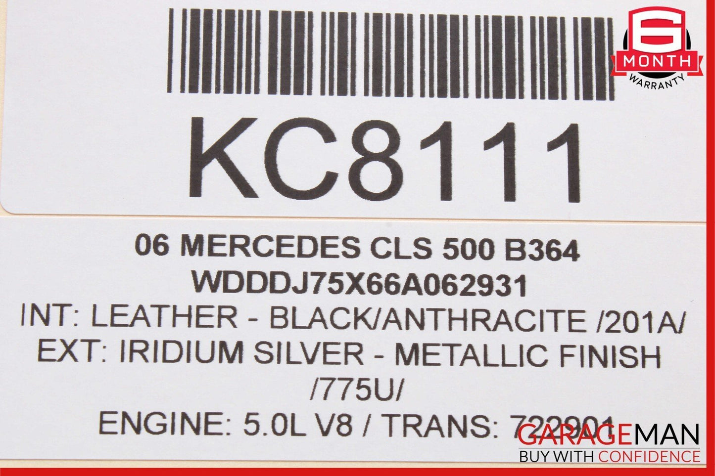 06-11 Mercedes W219 CLS500 E550 Rear Right / Left Door Keyless Go Control Module