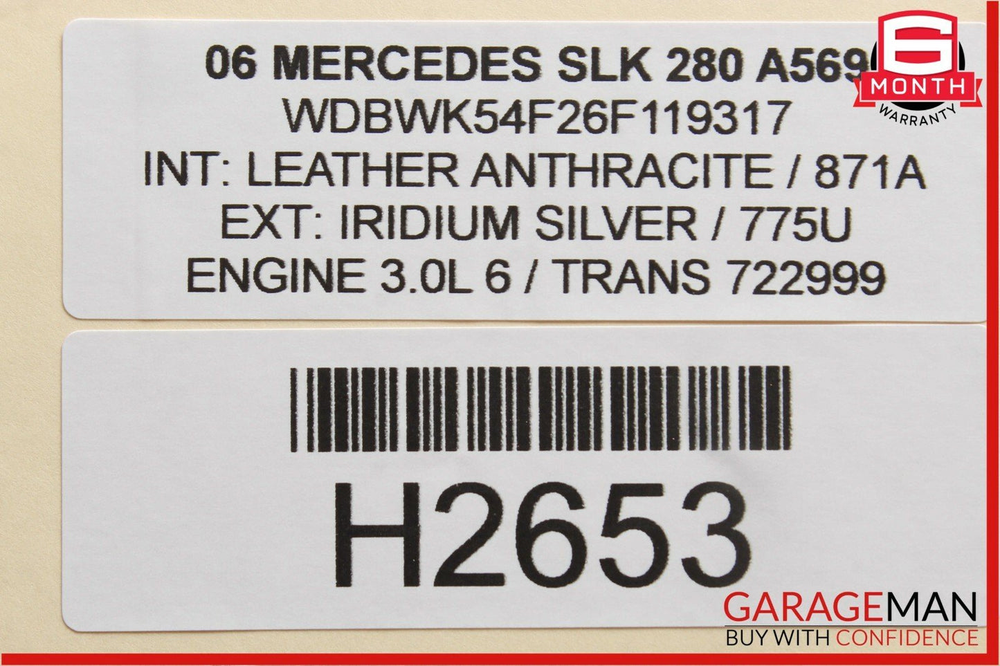 05-11 Mercedes R171 SLK280 Front Right Side Door Computer Control Module Unit