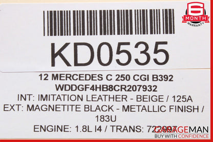 12-15 Mercedes W204 C250 SLK250 M271 Lower Oil Pan Section 2710141602 OEM