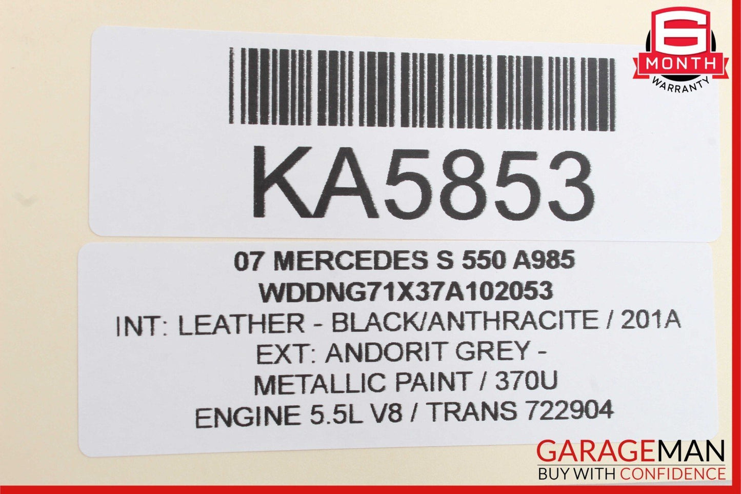 07-14 Mercedes W221 S550 Steering Column Combination Switch Assembly OEM