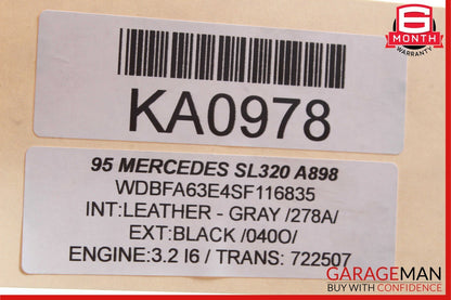 94-02 Mercedes R129 SL500 SL320 Front Right Side Door Lock Latch Actuator