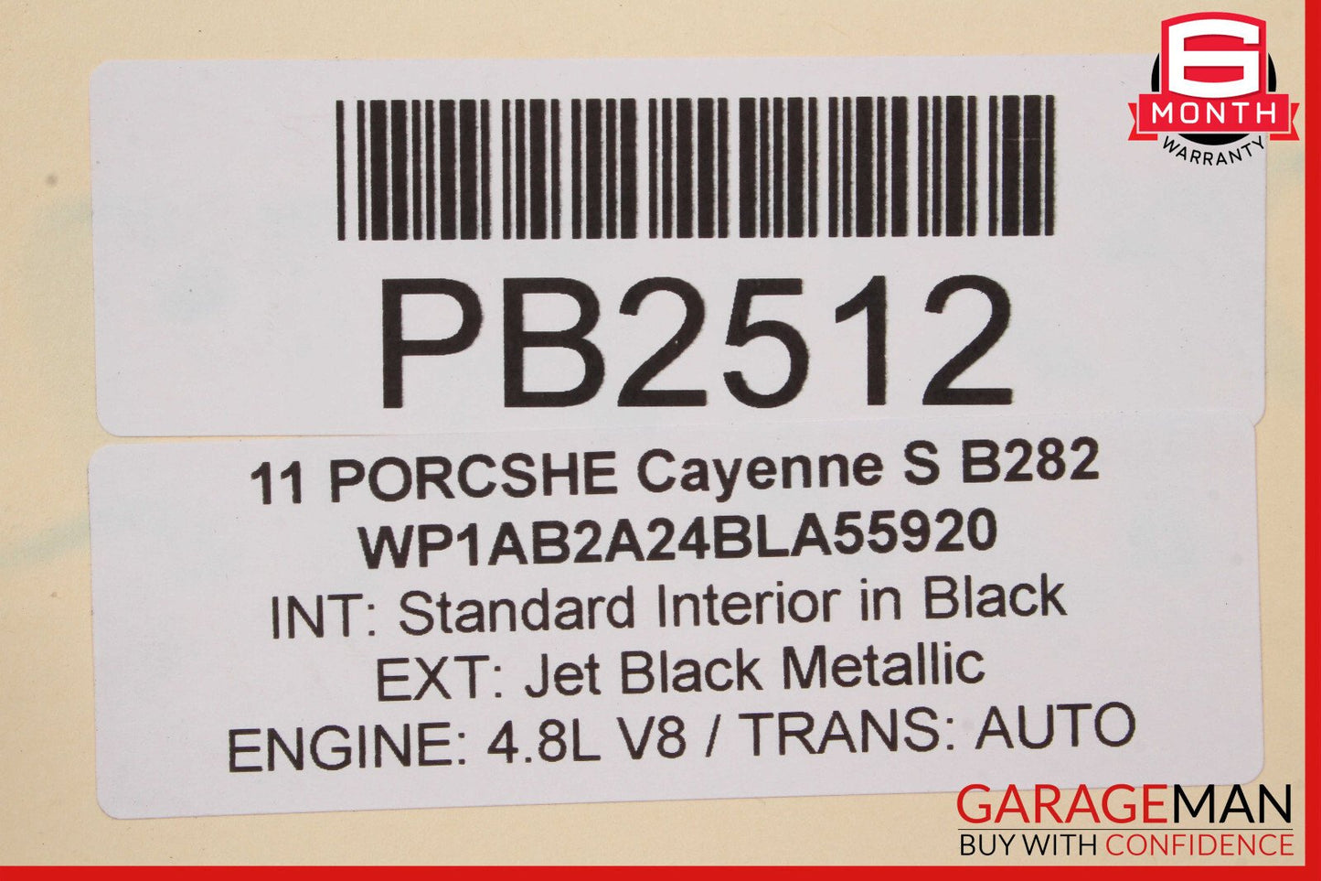 11-17 Porsche Cayenne 958 S 4.8L Rear Diff Differential Axle Carrier Assembly