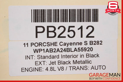 11-17 Porsche Cayenne 958 S 4.8L Rear Diff Differential Axle Carrier Assembly