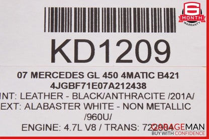 06-13 Mercedes X164 GL450 R350 GL550 Front Left Driver Door Control Module OEM