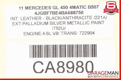 Mercedes GL450 C350 E350 Front Right Side Engine Timing Chain Cover Plate OEM