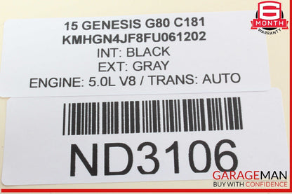 15-20 Hyundai Genesis G80 AM FM Audio Radio Receiver CD Player 96560-B14274 OEM