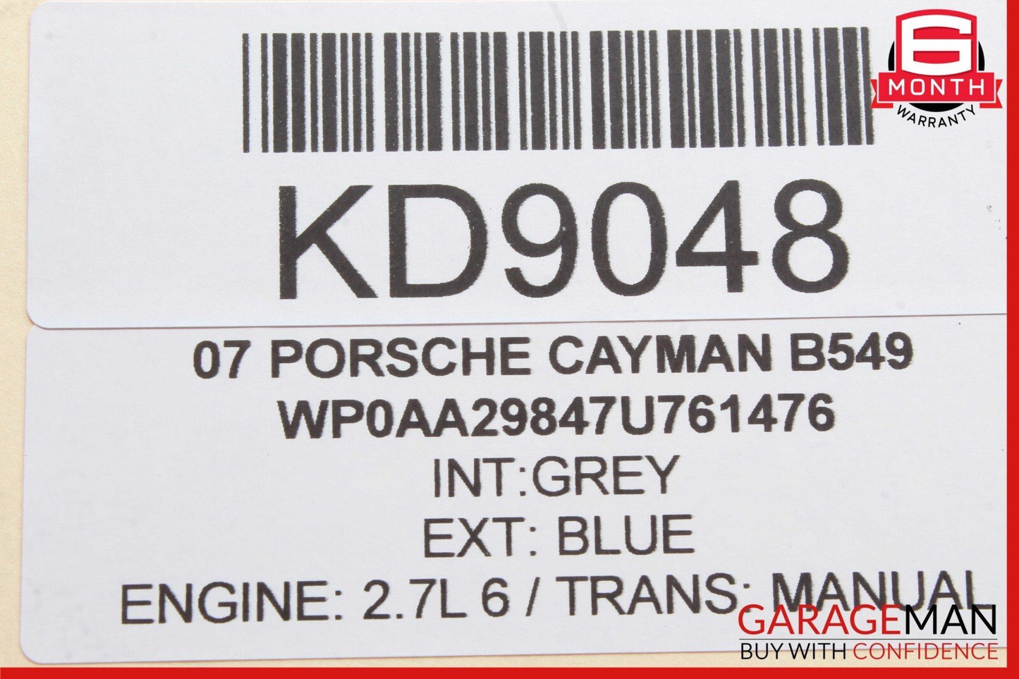 05-12 Porsche Boxster Cayman 987 Front Left Driver Side Stabilizer Sway Bar Link