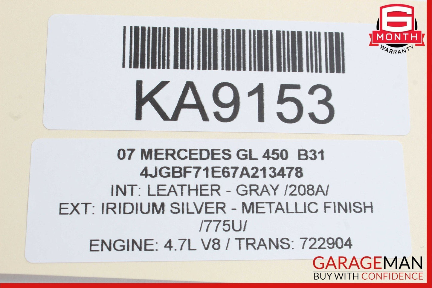 03-12 Mercedes X164 GL450 SLK350 Front Left Side Seat Control Module Unit OEM