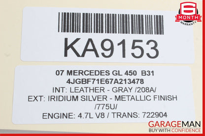 03-12 Mercedes X164 GL450 SLK350 Front Left Side Seat Control Module Unit OEM
