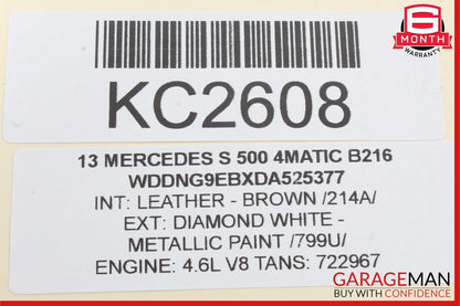 07-13 Mercedes W221 S500 Front Right Upper Control Arm w/Height Level Sensor OEM