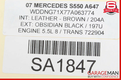 07-14 Mercedes W221 S550 CL550 RWD Front Left Wheel Carrier Spindle Knuckle Hub
