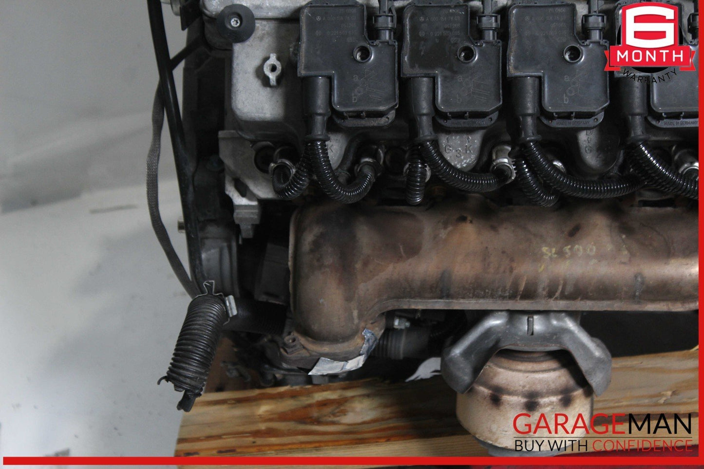03-06 Mercedes R230 SL500 5.0L V8 Complete Engine Motor Block Assembly OEM 168k