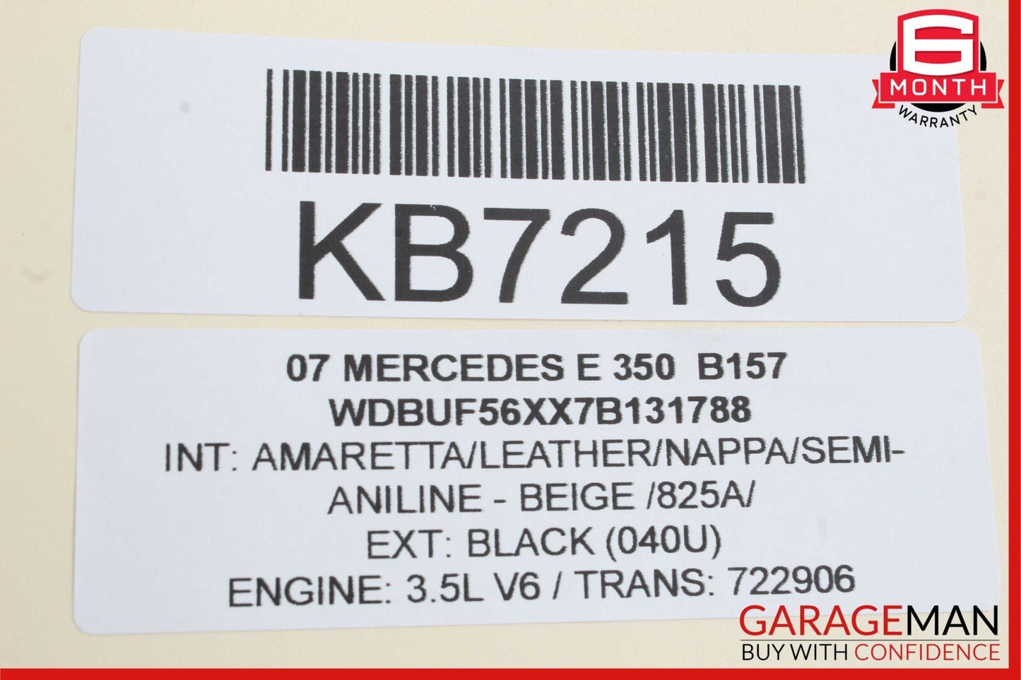 03-09 Mercedes W211 E350 E550 Front Left Side Door Controller Module OEM