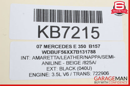 03-09 Mercedes W211 E350 E550 Front Left Side Door Controller Module OEM