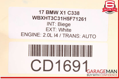 16-22 BMW X1 F48 Rear Subframe Undercarriage Cradle Crossmember OEM