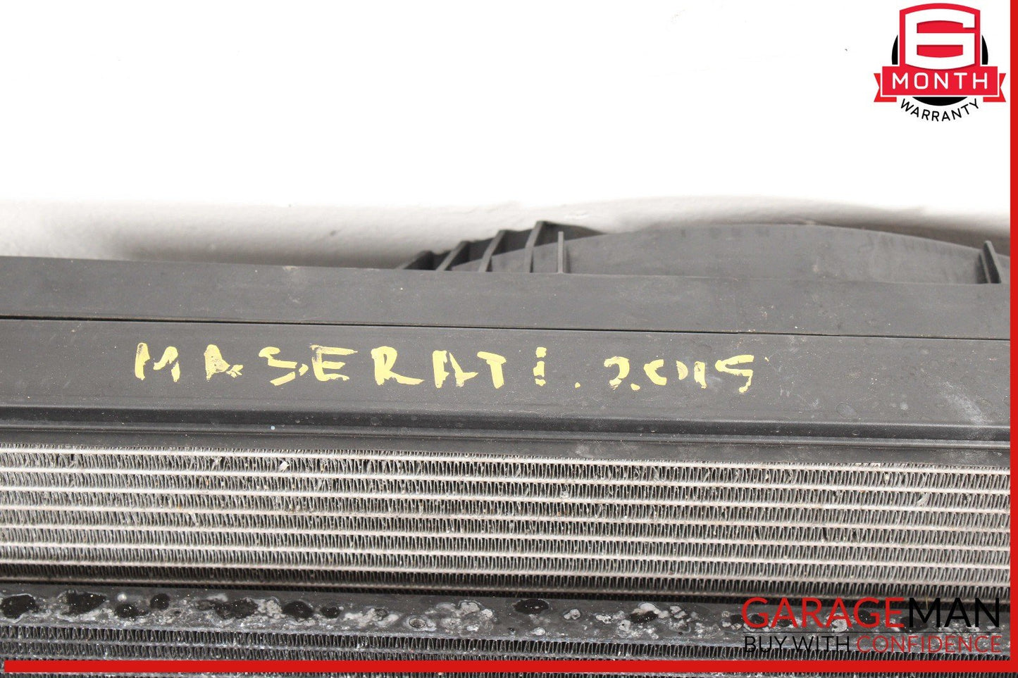 14-22 Maserati Ghibli Quattroporte Water Cooling Radiator A/C Condenser Assy OEM