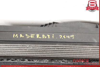 14-22 Maserati Ghibli Quattroporte Water Cooling Radiator A/C Condenser Assy OEM