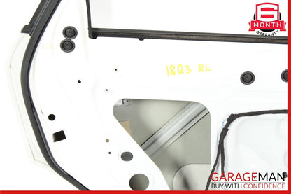 15-18 Audi Q3 Rear Left Driver Side Door Shell Cover Panel White OEM
