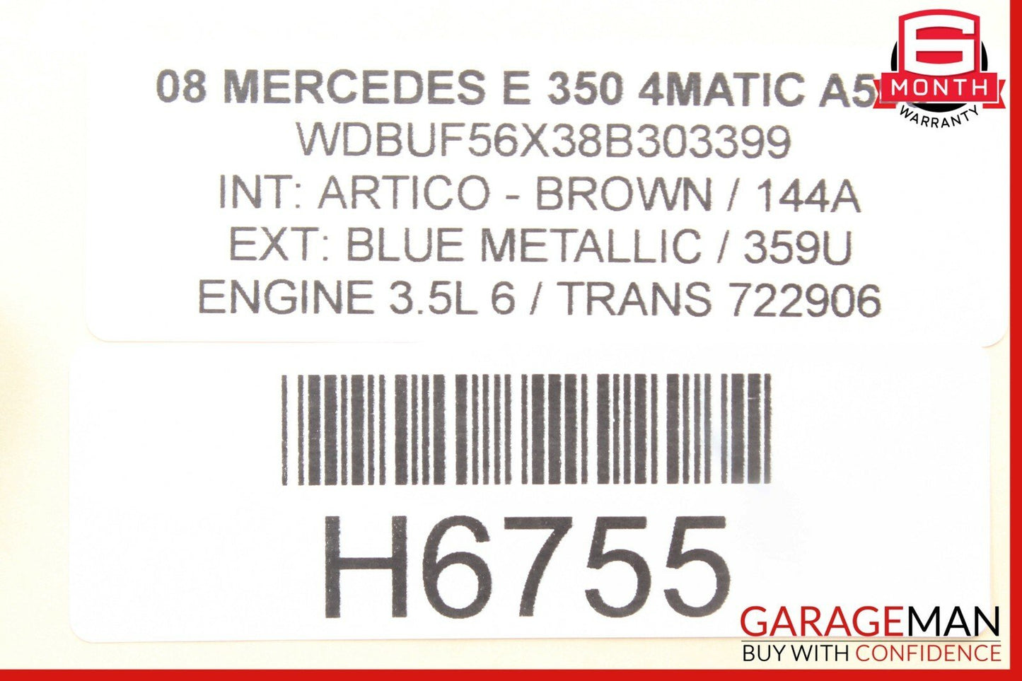 03-11 Mercedes W211 E350 CLS63 AMG Front Right Side Lower Control Arm