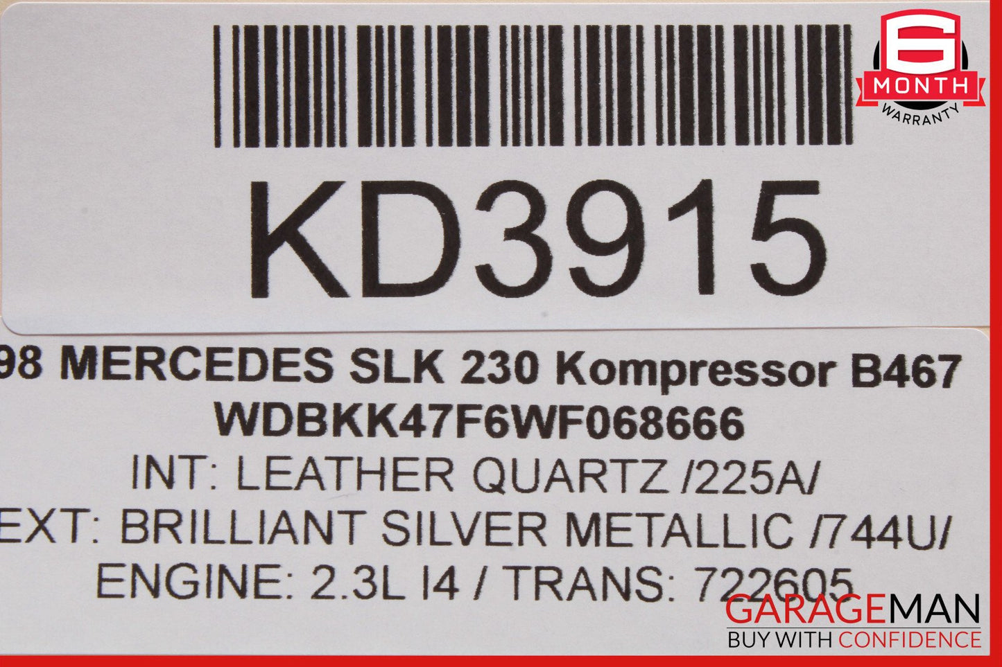 97-00 Mercedes R170 SLK230 CLK320 ASR ABS Control Module Unit 0195453132 OEM