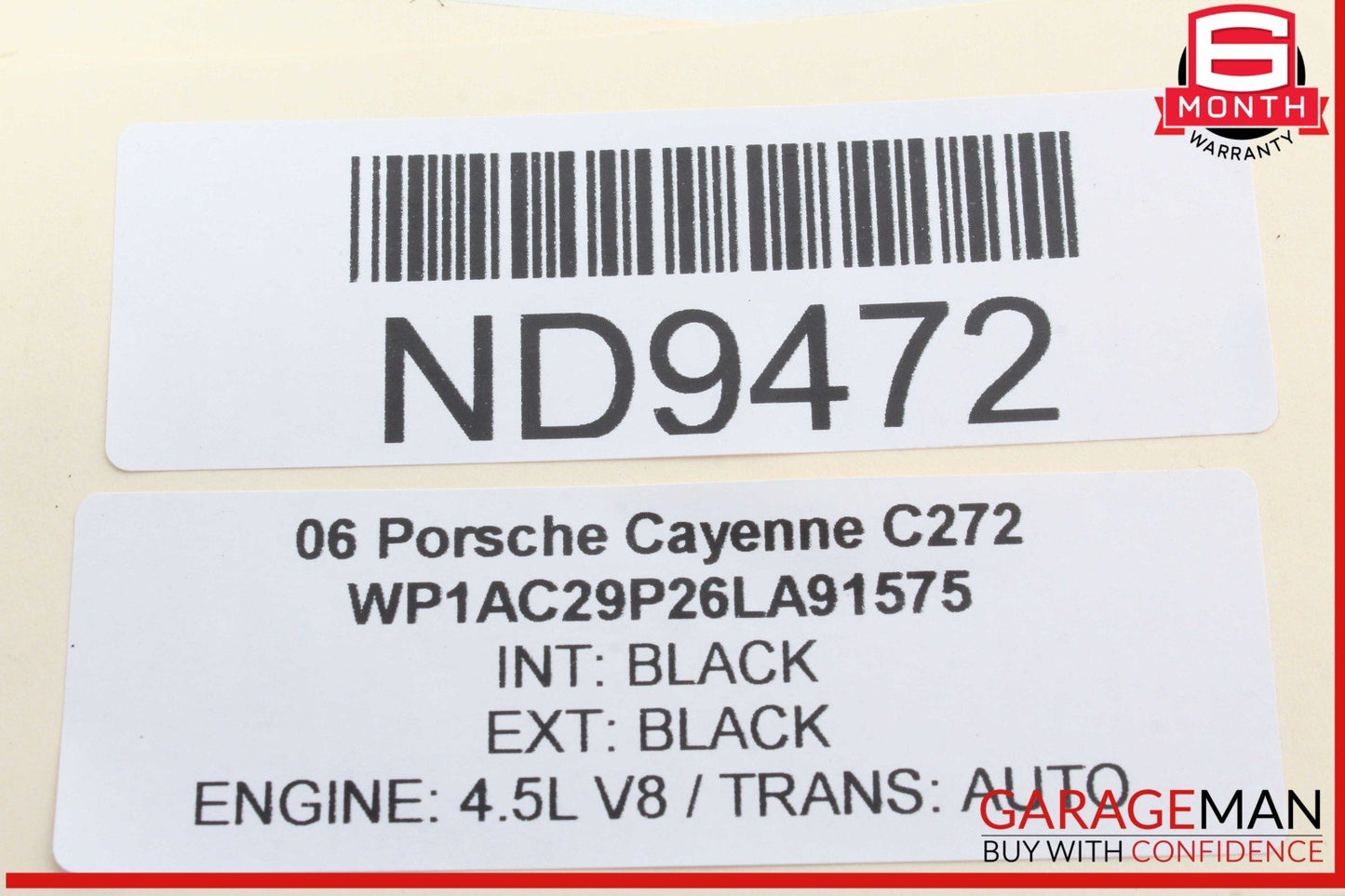03-10 Porsche Cayenne 955 957 Trunk Switch Liftgate Lid Release 1J0827566F OEM