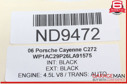 03-10 Porsche Cayenne 955 957 Trunk Switch Liftgate Lid Release 1J0827566F OEM